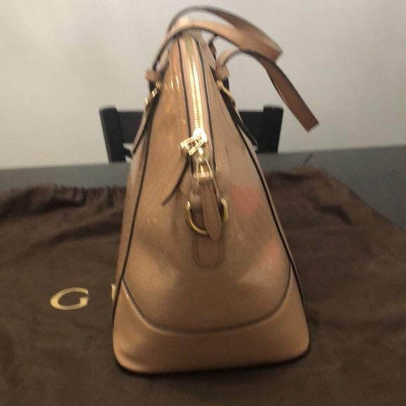 Gucci Tan Microguccissima Dome Bag. - Picture 9 of 10